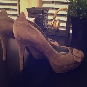 Suede Guess heels